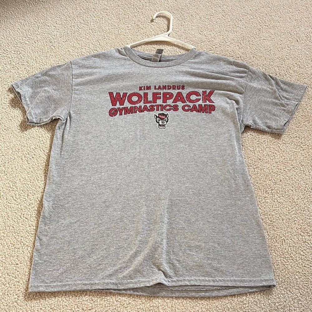 Gray Wolfpack Gymnastics Camp T-Shirt